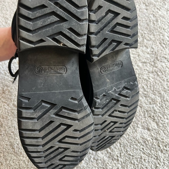 Baretraps HOLDEN Women's Size 8.5 Black Lace Up Side Zip Combat Mid Boots - Picture 3 of 6